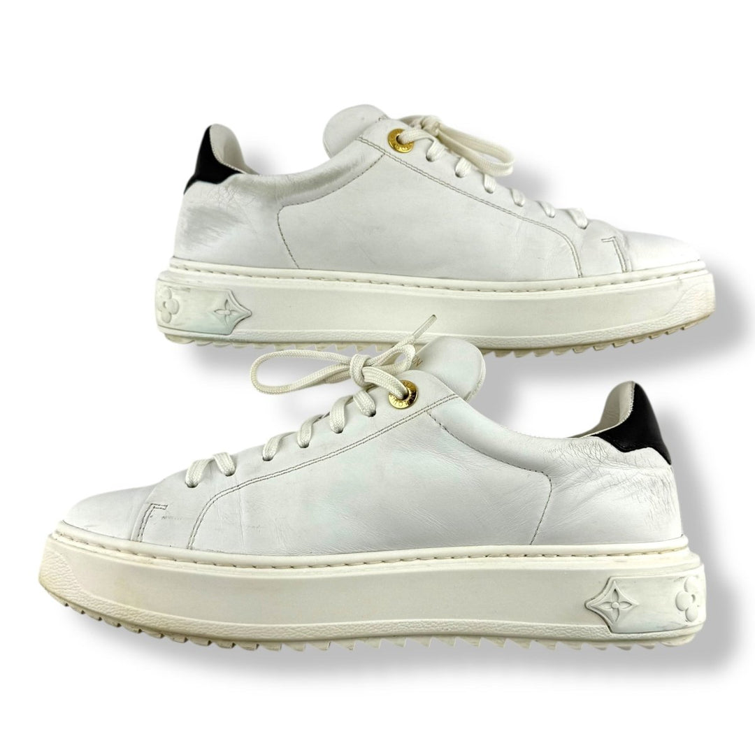 Louis Vuitton White/Black Time Out LV UK 6 / EU 39 - Lux Central