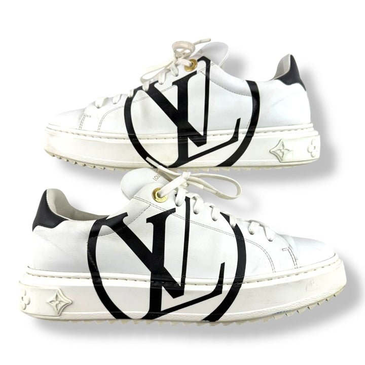 Louis Vuitton White/Black Time Out LV UK 6 / EU 39 - Lux Central