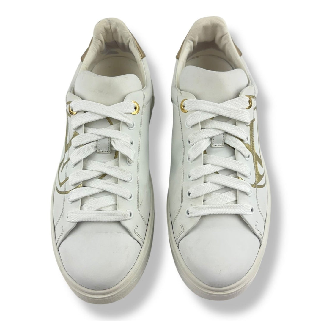 Louis Vuitton White/Gold Time Out LV UK 7 / EU 40 - Lux Central