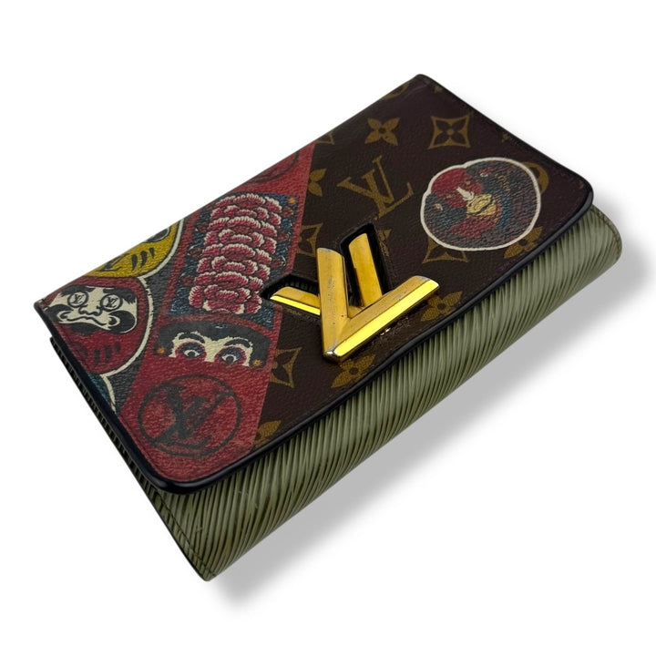 Louis Vuitton x Kansai Yamamoto Monogram/Epi Kabuki Twist Wallet on Chain - Lux Central
