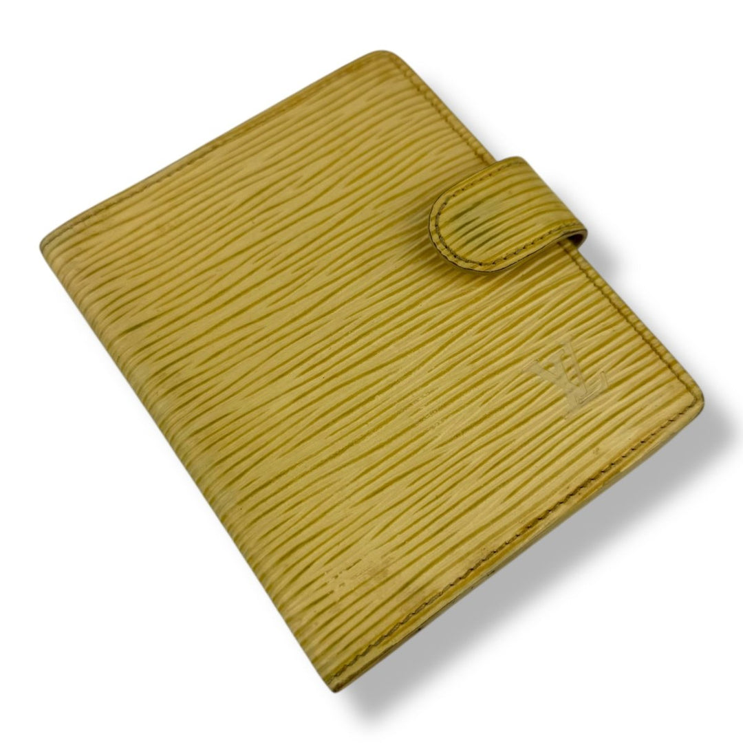 Louis Vuitton Yellow Epi Card Wallet - Lux Central
