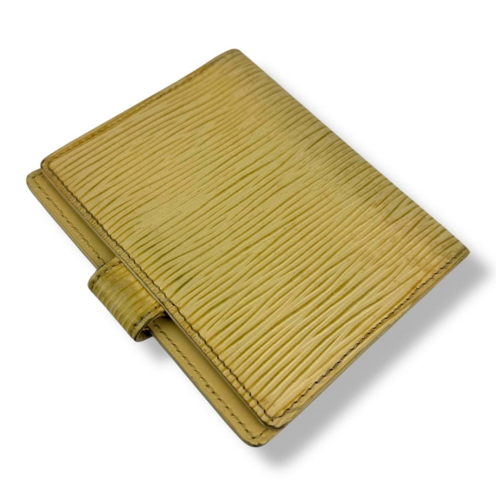 Louis Vuitton Yellow Epi Card Wallet - Lux Central