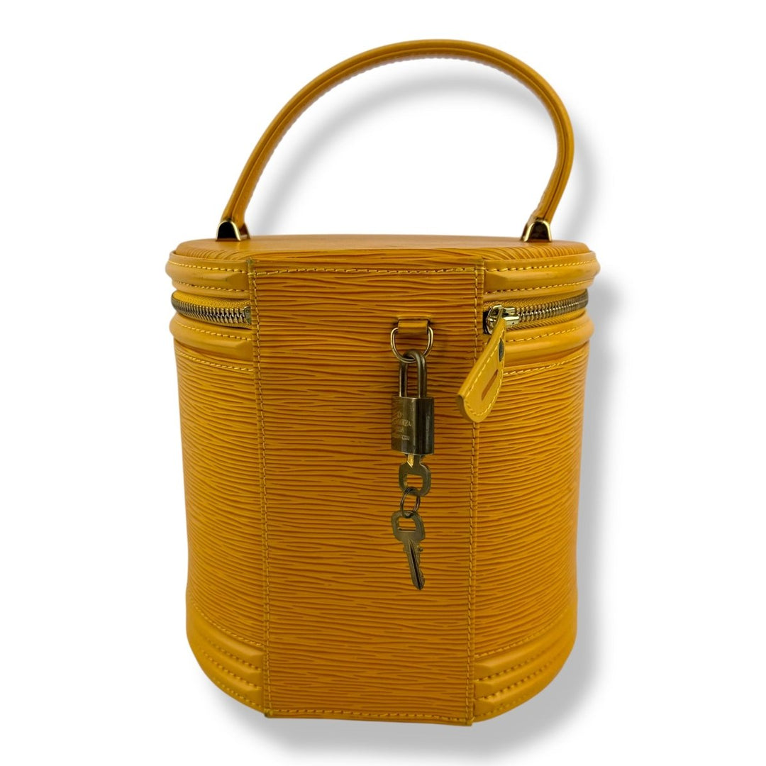 Louis Vuitton Yellow Epi Leather Cannes Handbag - Lux Central