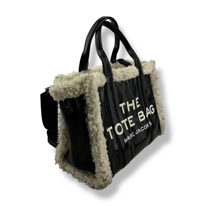 Marc Jacobs Medium The Crinkle Leather Tote Bag - Lux Central