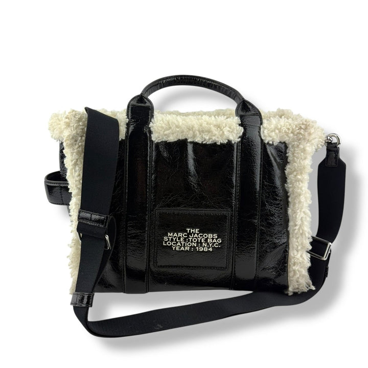 Marc Jacobs Medium The Crinkle Leather Tote Bag - Lux Central