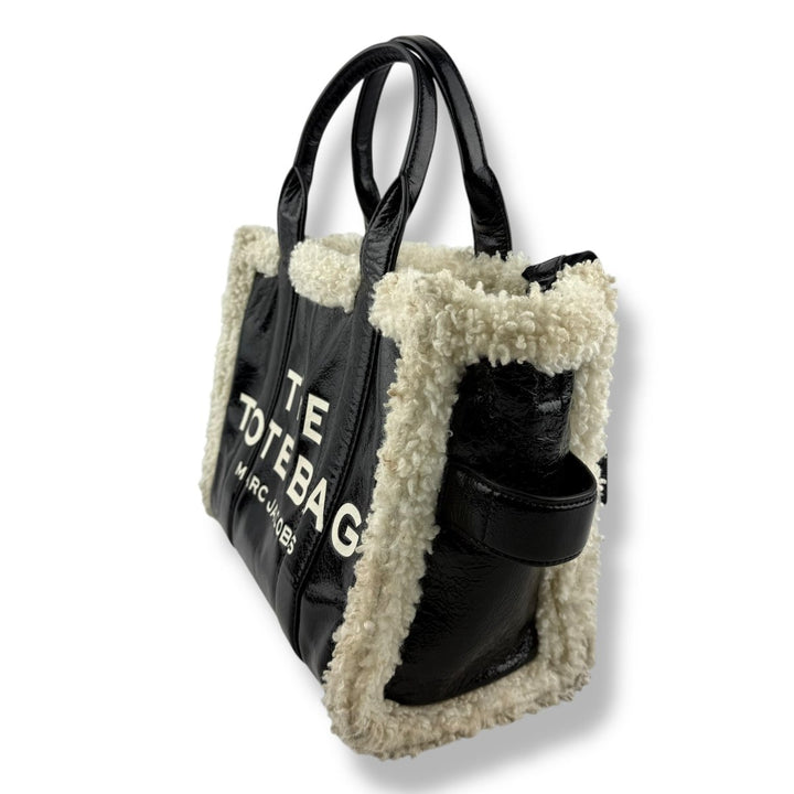 Marc Jacobs Medium The Crinkle Leather Tote Bag - Lux Central