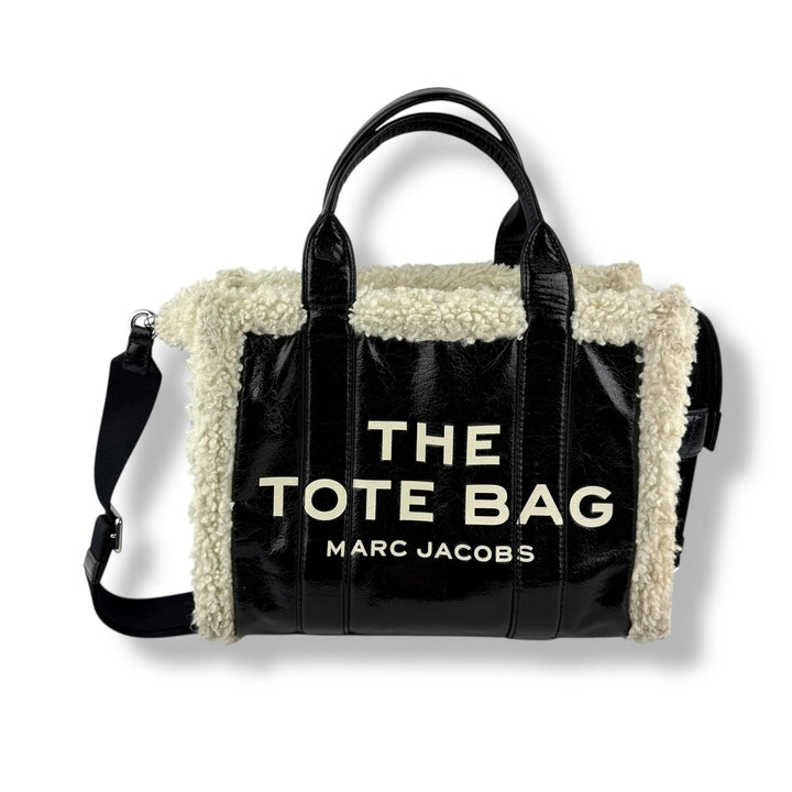 Marc Jacobs Medium The Crinkle Leather Tote Bag - Lux Central