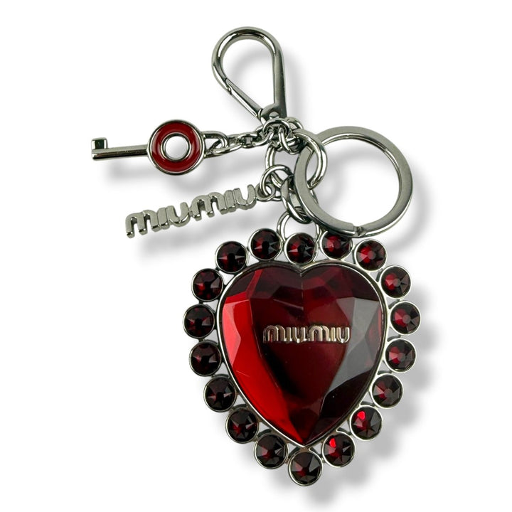 Miu Miu Heart Bag Charm - Lux Central