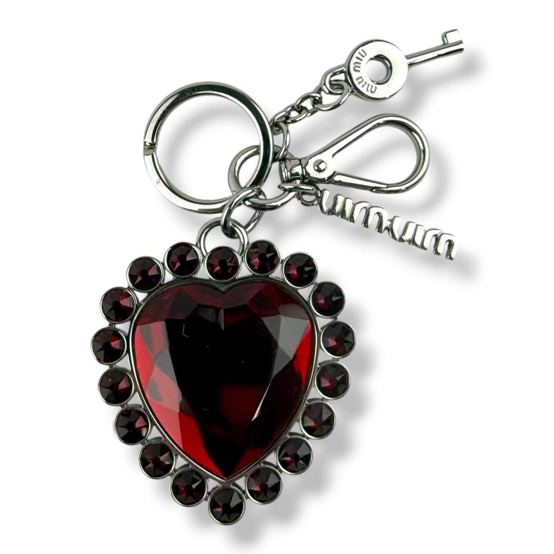 Miu Miu Heart Bag Charm - Lux Central