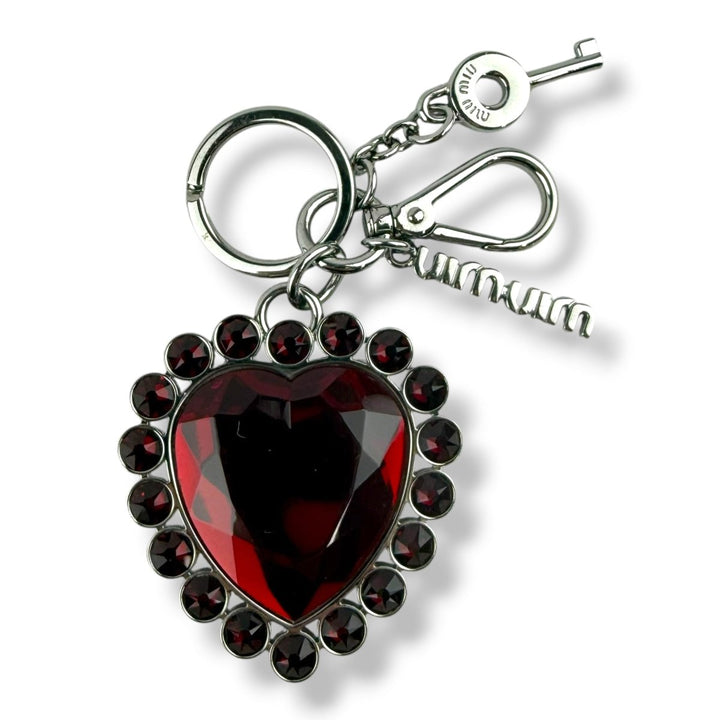 Miu Miu Heart Bag Charm - Lux Central