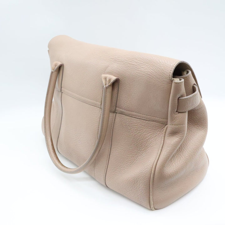 Mulberry Bayswater Beige Leather Handbag - Lux Central
