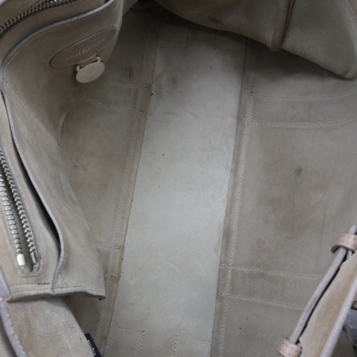 Mulberry Bayswater Beige Leather Handbag - Lux Central