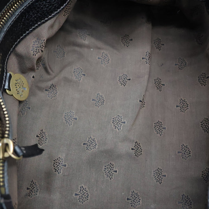 Mulberry Bayswater Black Croc Embossed Leather Handbag - Lux Central