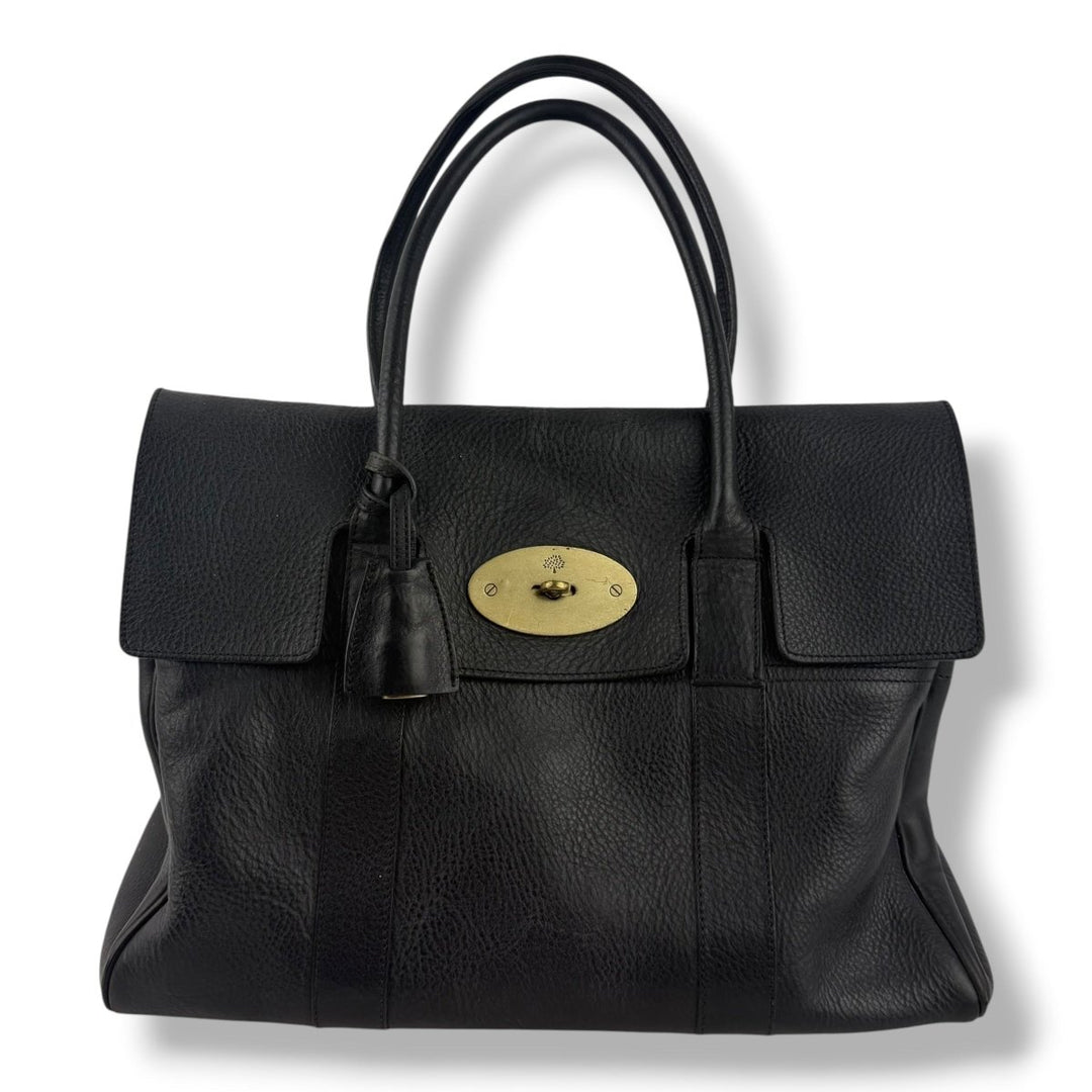 Mulberry Bayswater Black Leather Handbag - Lux Central