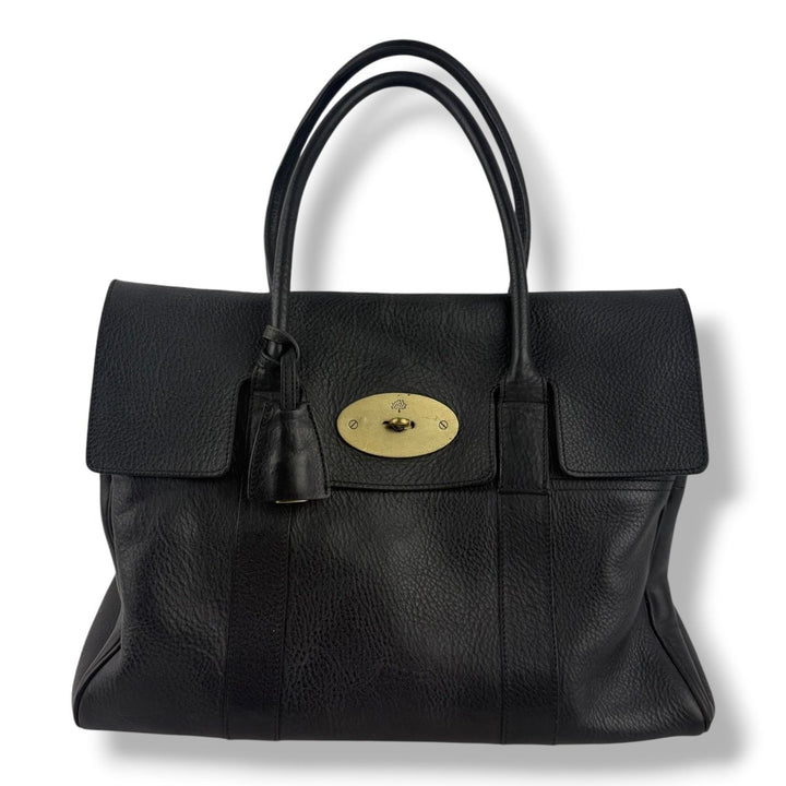 Mulberry Bayswater Black Leather Handbag - Lux Central