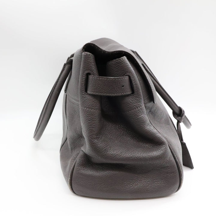 Mulberry Bayswater Grey Leather Handbag - Lux Central