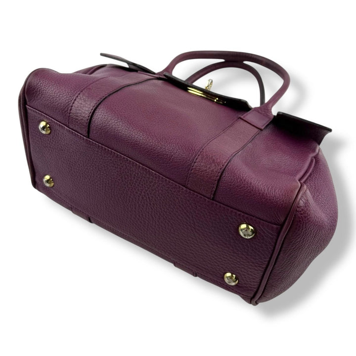Mulberry Bayswater Purple Handbag - Lux Central