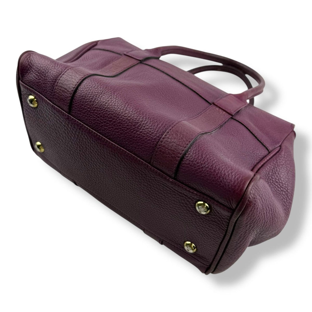 Mulberry Bayswater Purple Handbag - Lux Central