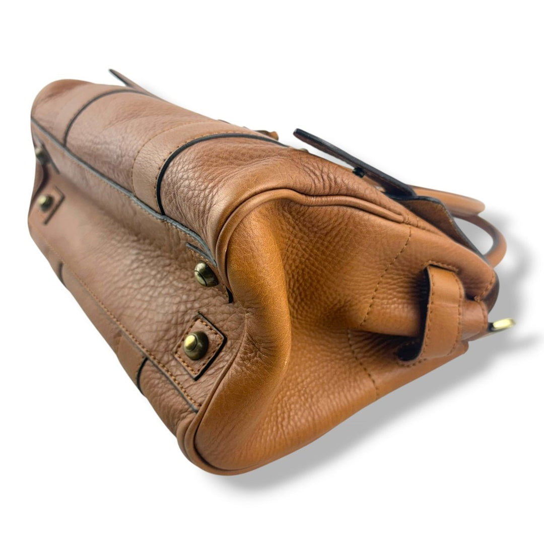 Mulberry Bayswater Tan Leather Handbag - Lux Central