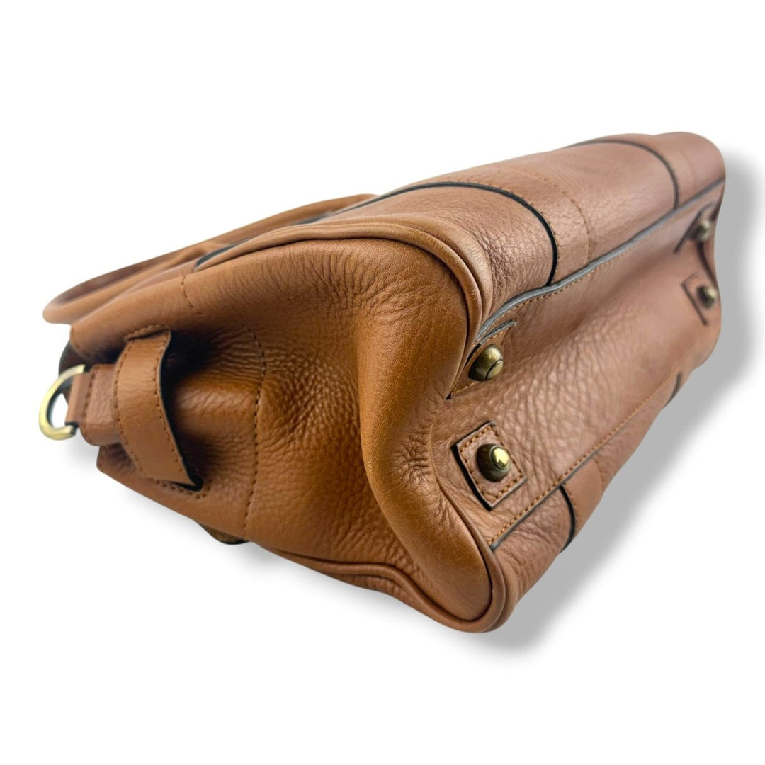 Mulberry Bayswater Tan Leather Handbag - Lux Central
