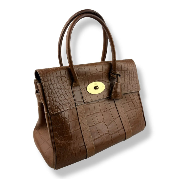 Mulberry Bayswater Tan Oak Handbag - Lux Central
