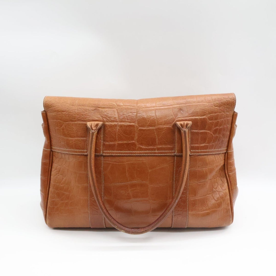 Mulberry Bayswater Tan Oak Leather Handbag - Lux Central