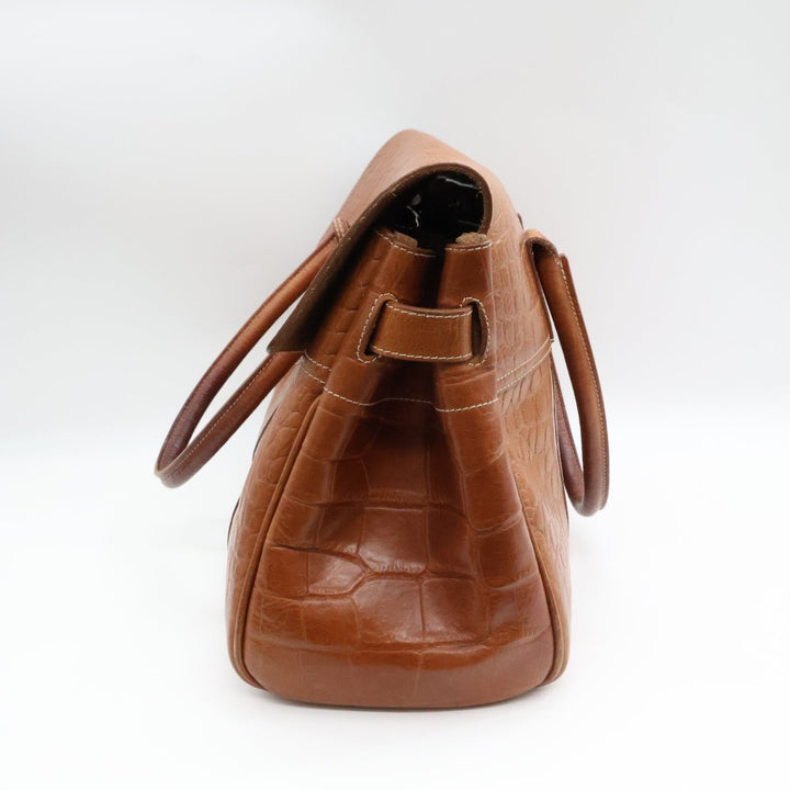 Mulberry Bayswater Tan Oak Leather Handbag - Lux Central