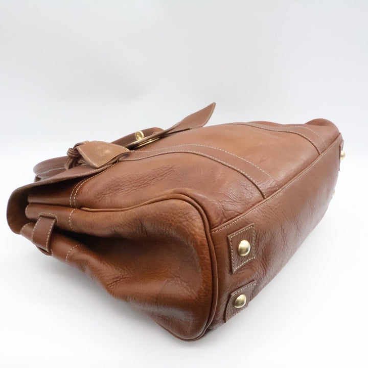 Mulberry Bayswater Tan Oak Leather Handbag - Lux Central