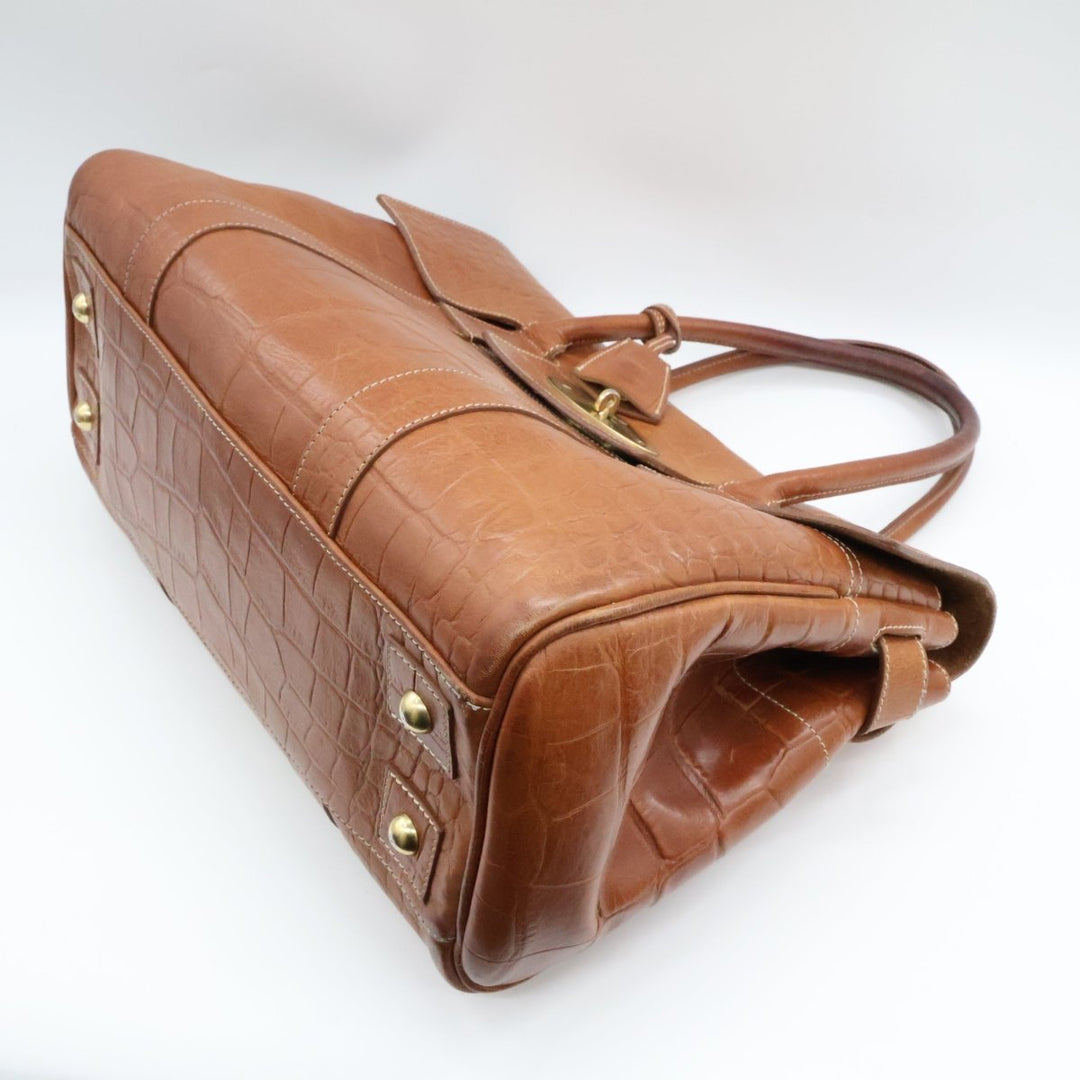 Mulberry Bayswater Tan Oak Leather Handbag - Lux Central