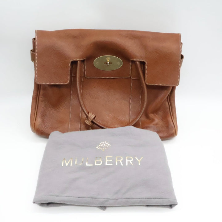 Mulberry Bayswater Tan Oak Leather Handbag - Lux Central