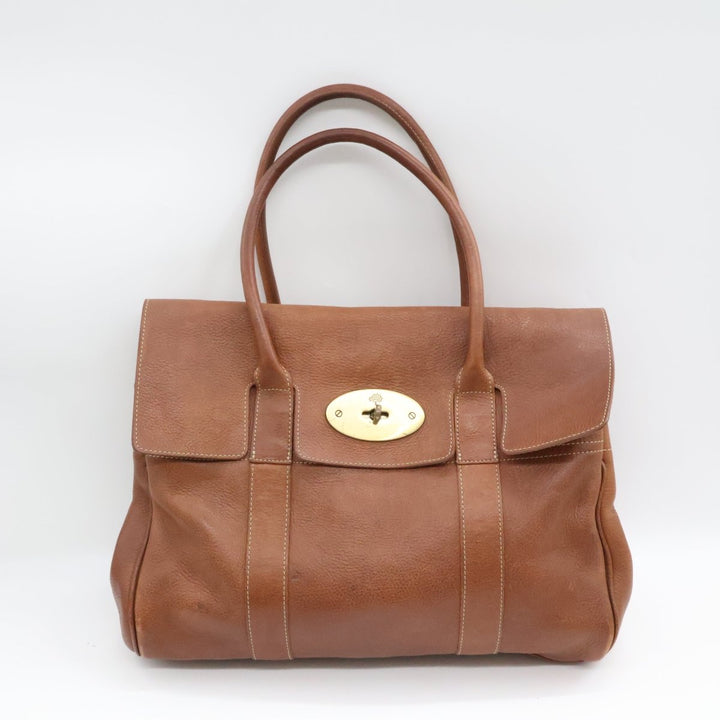 Mulberry Bayswater Tan Oak Leather Handbag - Lux Central