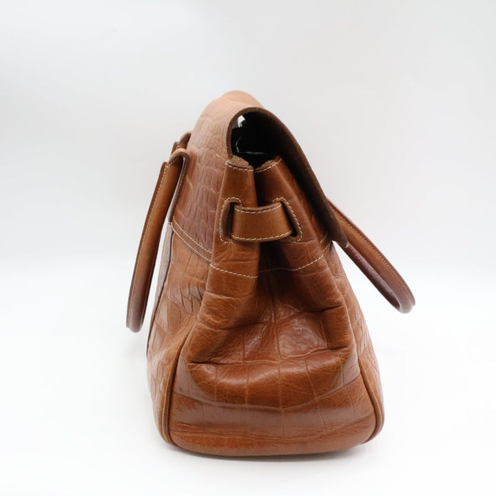 Mulberry Bayswater Tan Oak Leather Handbag - Lux Central