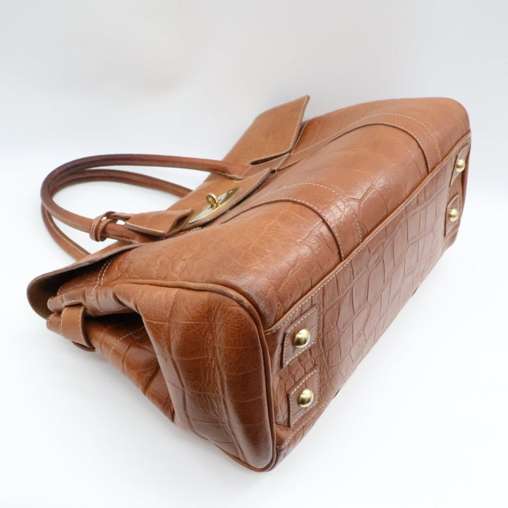 Mulberry Bayswater Tan Oak Leather Handbag - Lux Central