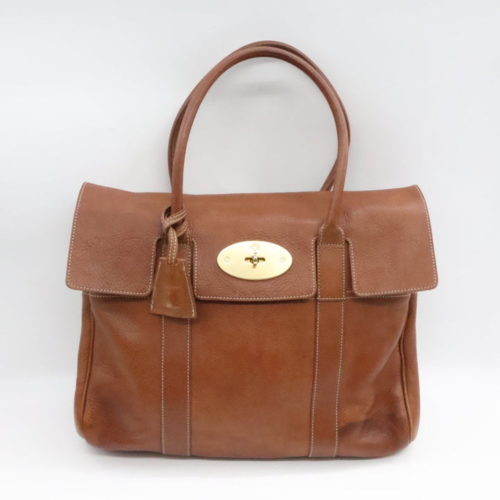 Mulberry Bayswater Tan Oak Leather Handbag - Lux Central
