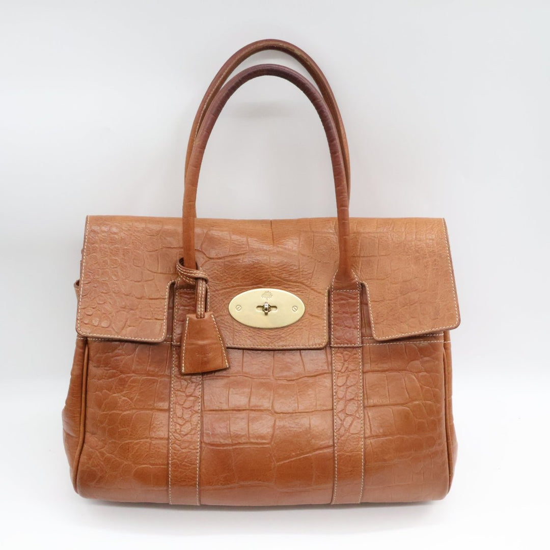 Mulberry Bayswater Tan Oak Leather Handbag - Lux Central