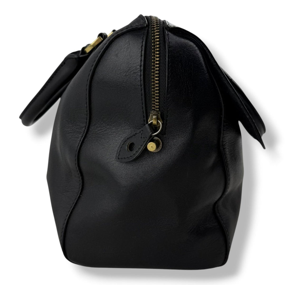 Mulberry Black Leather Del Rey Tote Handbag - Lux Central