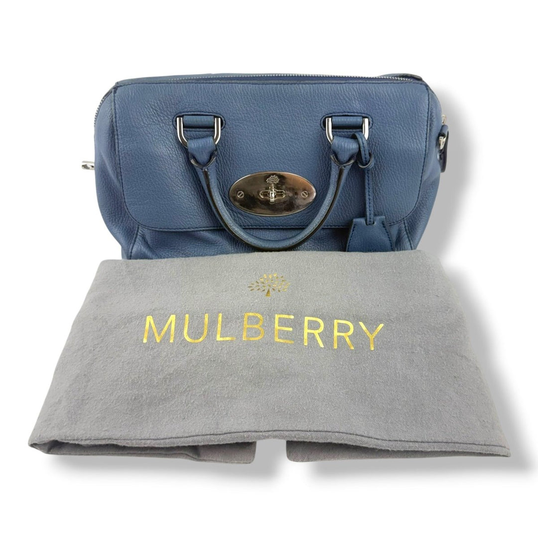 Mulberry Del Ray Blue Tote Handbag - Lux Central
