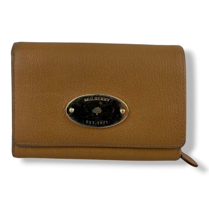 Mulberry Tan Compact Purse - Lux Central