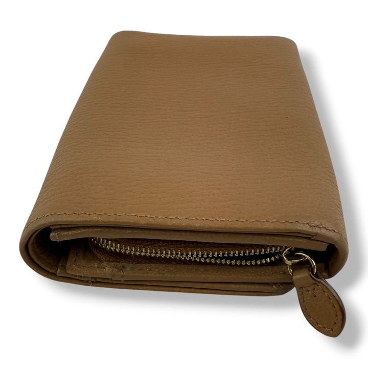Mulberry Tan Compact Purse - Lux Central