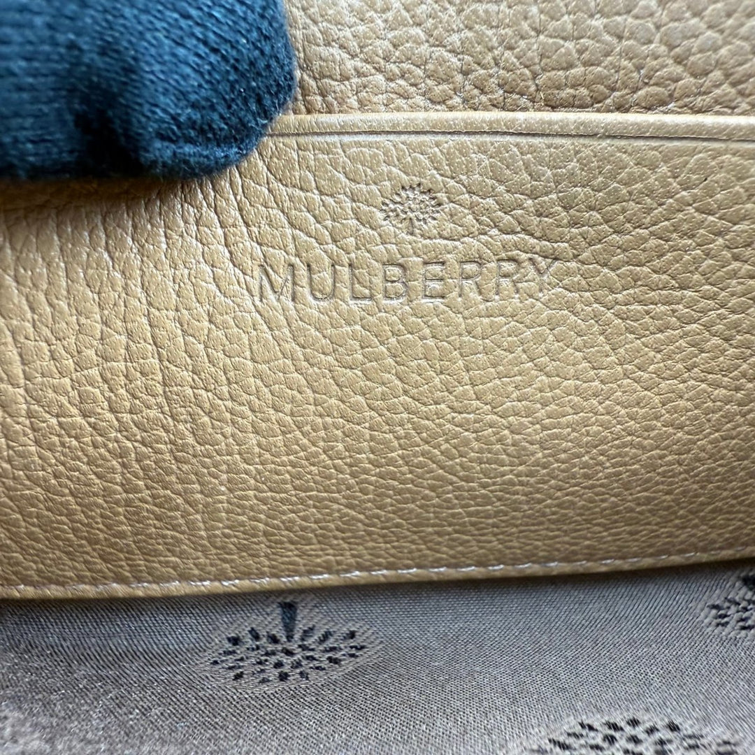 Mulberry Tan Compact Purse - Lux Central