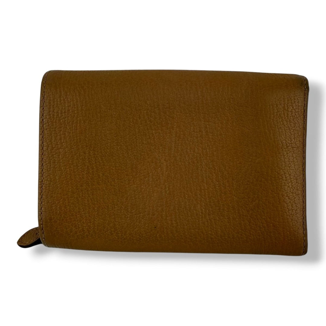 Mulberry Tan Compact Purse - Lux Central