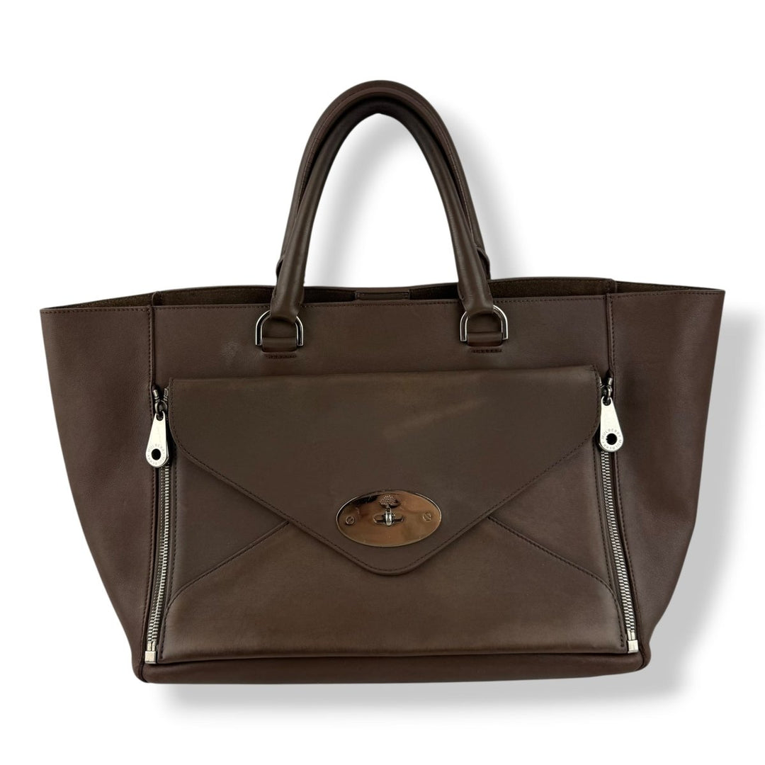 Mulberry Willow Brown Tote Handbag - Lux Central