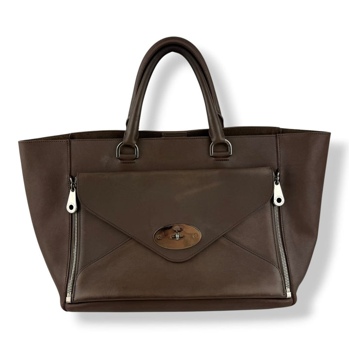 Mulberry Willow Brown Tote Handbag - Lux Central