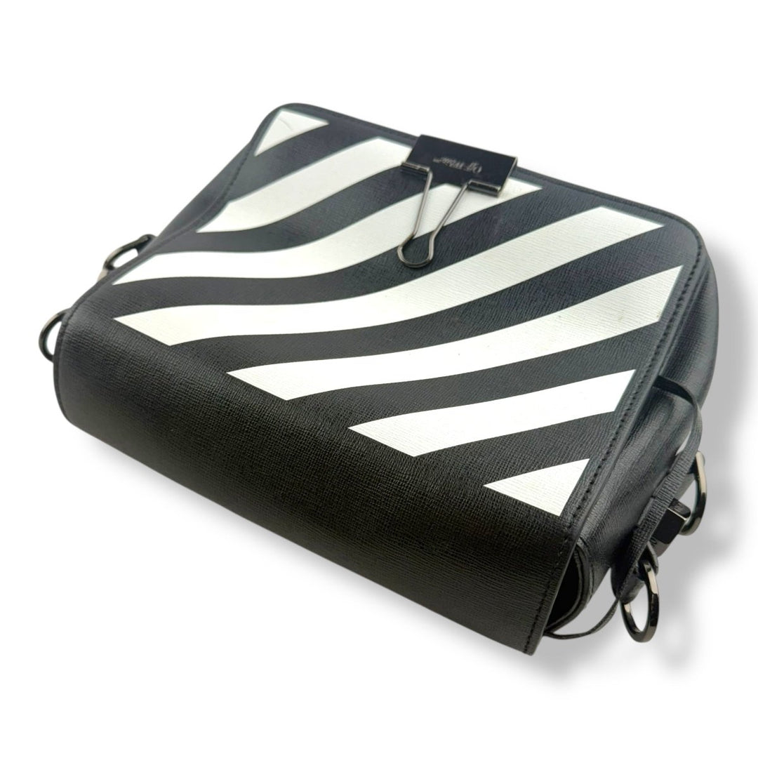 Off - White Black/White Clip Camera Crossbody Bag - Lux Central