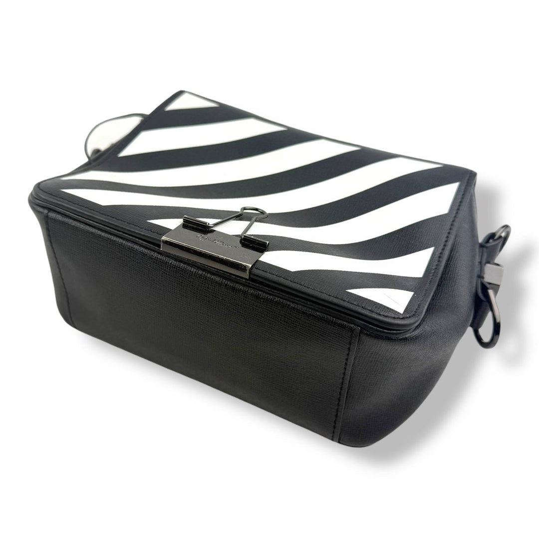 Off - White Black/White Clip Camera Crossbody Bag - Lux Central