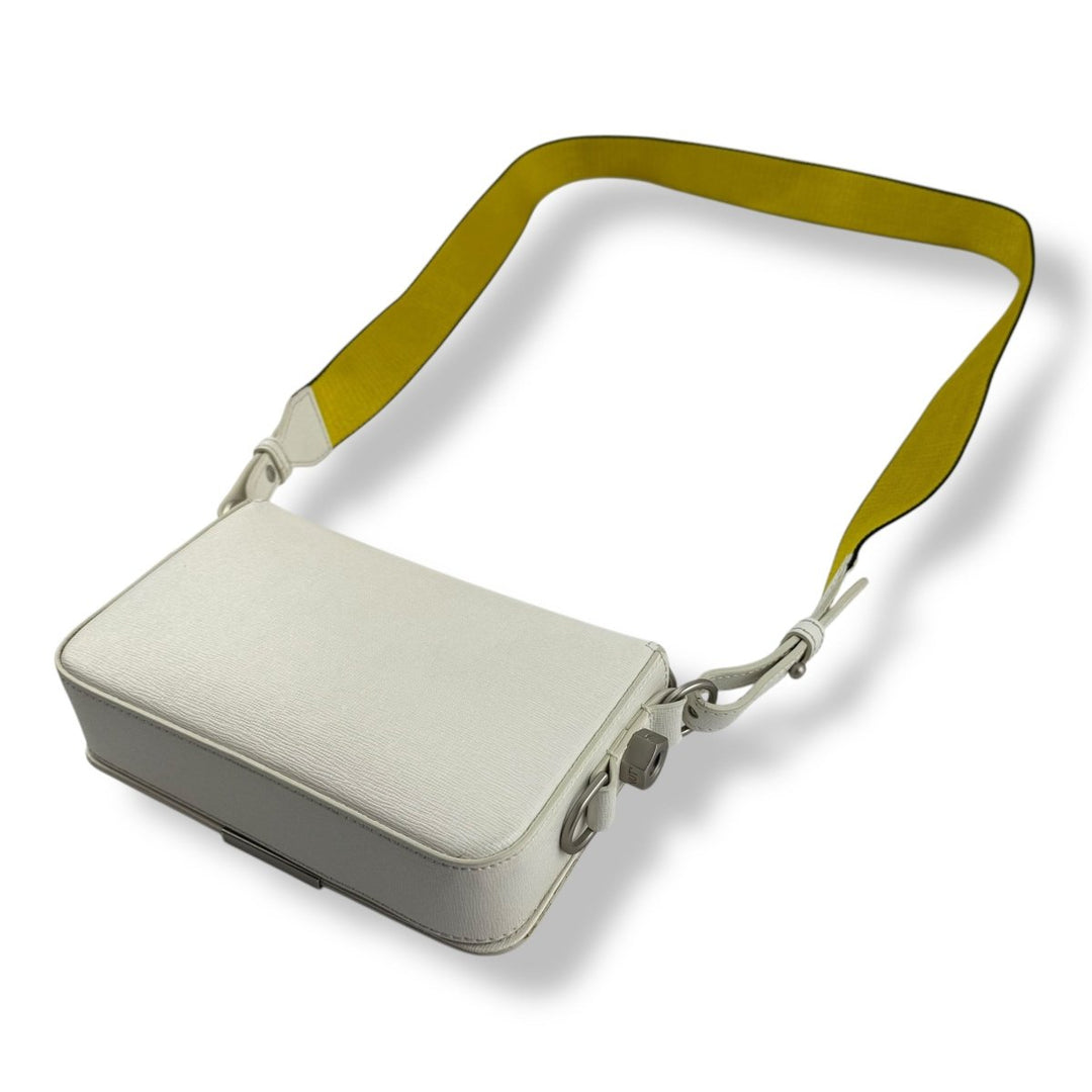 Off - White Mini Binder Clip Flap Crossbody Bag - Lux Central