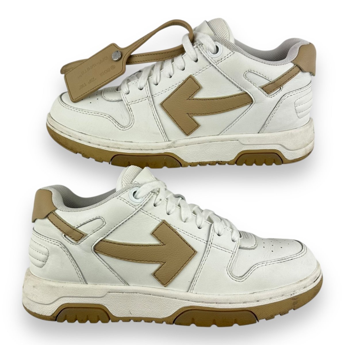 Off White Out Of Office Beige White UK 4 EU 37