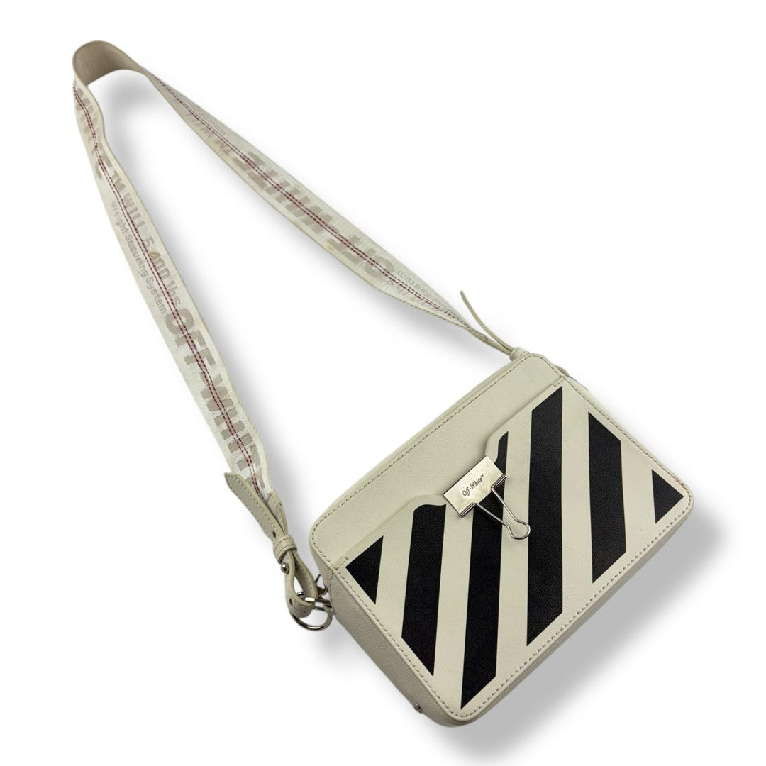 Off - White White Clip Camera Crossbody Bag - Lux Central