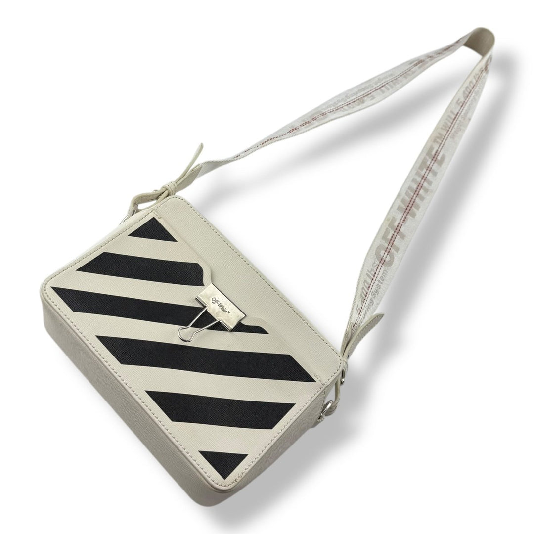 Off - White White Clip Camera Crossbody Bag - Lux Central