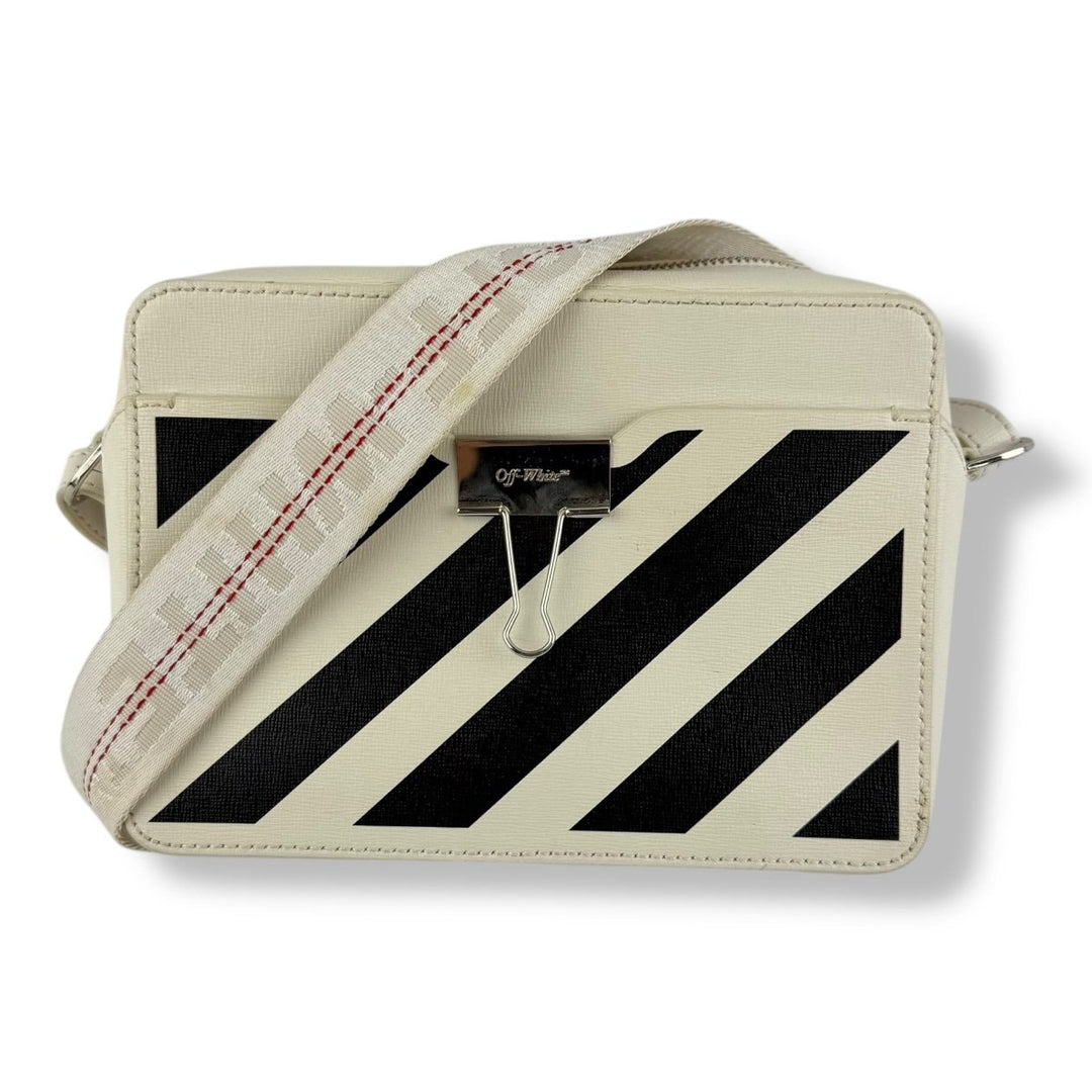 Off - White White Clip Camera Crossbody Bag - Lux Central